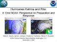 Hurricanes Katrina and Rita: A One NOAA Perspective on Preparation and Response PowerPoint PPT Presentation