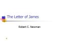 The Letter of James PowerPoint PPT Presentation