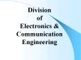 Division of Electronics PowerPoint PPT Presentation