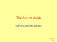 The Amino Acids PowerPoint PPT Presentation
