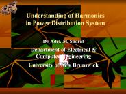 Understanding of Harmonics in Power Distribution System