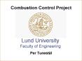 Combustion Control Project PowerPoint PPT Presentation