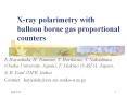 X-ray polarimetry with balloon borne gas proportional counters PowerPoint PPT Presentation