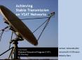 Achieving Stable Transmission on VSAT Networks PowerPoint PPT Presentation
