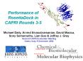 Performance of RosettaDock in CAPRI Rounds 35 PowerPoint PPT Presentation
