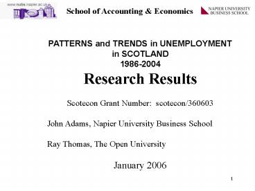 School of Accounting