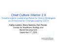 Chief Culture Warrior 2.0 Transformation Leadership Roles for Senior Strategists as Envisioned by Change-Leading CEOs PowerPoint PPT Presentation