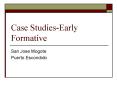 Case StudiesEarly Formative PowerPoint PPT Presentation