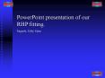 RHP Fitting PowerPoint PPT Presentation