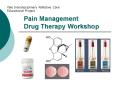 Pain Management Drug Therapy Workshop PowerPoint PPT Presentation