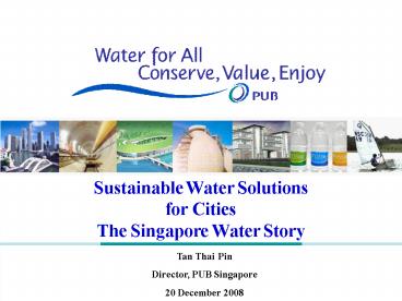 Sustainable Water Solutions