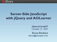 Server-Side JavaScript with jQuery and AOLserver PowerPoint PPT Presentation