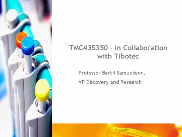 TMC435350 in Collaboration with Tibotec