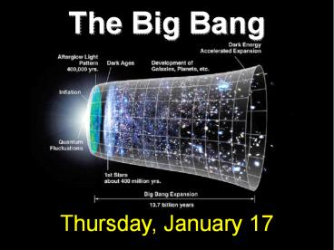 The Big Bang