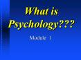 What is Psychology PowerPoint PPT Presentation