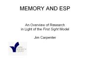 MEMORY AND ESP