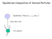 Equilibrium Composition of Aerosol Particles