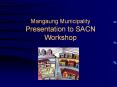 Mangaung Municipality Presentation to SACN Workshop PowerPoint PPT Presentation