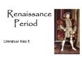 Renaissance Period PowerPoint PPT Presentation