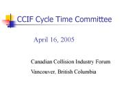 CCIF Cycle Time Committee