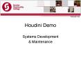 Houdini Demo PowerPoint PPT Presentation