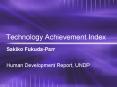 Technology Achievement Index PowerPoint PPT Presentation