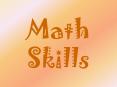 Math Skills PowerPoint PPT Presentation