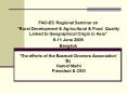 FAOEC Regional Seminar on PowerPoint PPT Presentation