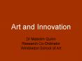 Art and Innovation PowerPoint PPT Presentation