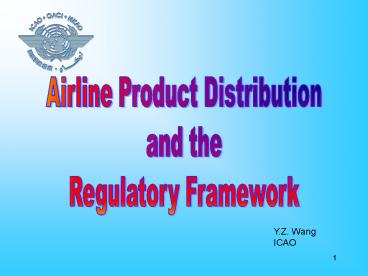 Airline Product Distribution
