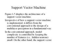 Support Vector Machine