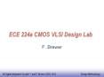ECE 224a CMOS VLSI Design Lab PowerPoint PPT Presentation