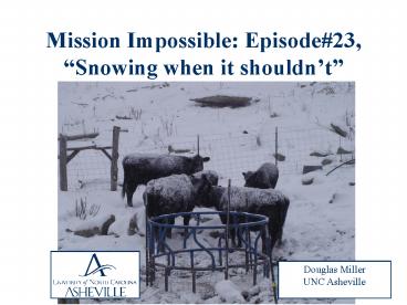 Mission Impossible: Episode