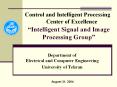 Intelligent Signal and Image Processing Group PowerPoint PPT Presentation