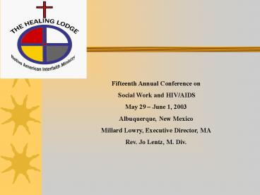 Fifteenth Annual Conference on
