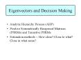 Eigenvectors and Decision Making PowerPoint PPT Presentation