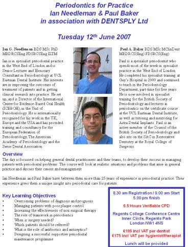 Periodontics for Practice