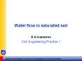 Water flow in saturated soil PowerPoint PPT Presentation