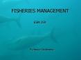 Policy Goals in Fishery Management PowerPoint PPT Presentation
