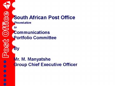 Role of Sapo in the Economy