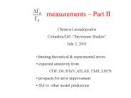 measurements Part II