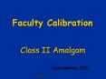 Faculty Calibration PowerPoint PPT Presentation