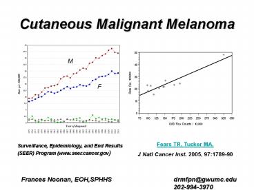 Cutaneous Malignant Melanoma