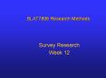 SLAT7806 Research Methods PowerPoint PPT Presentation