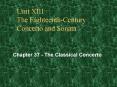 Unit XIII The EighteenthCentury Concerto and Sonata PowerPoint PPT Presentation
