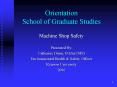 Orientation School of Graduate Studies PowerPoint PPT Presentation