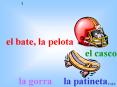 el bate, la pelota PowerPoint PPT Presentation