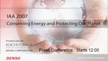 Press Conference : Starts 12:00