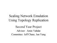 Scaling Network Emulation Using Topology Replication