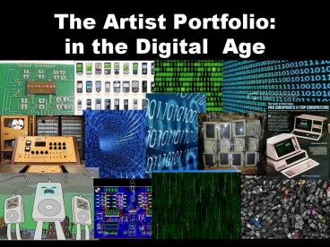The Artist Portfolio: in the Digital Age